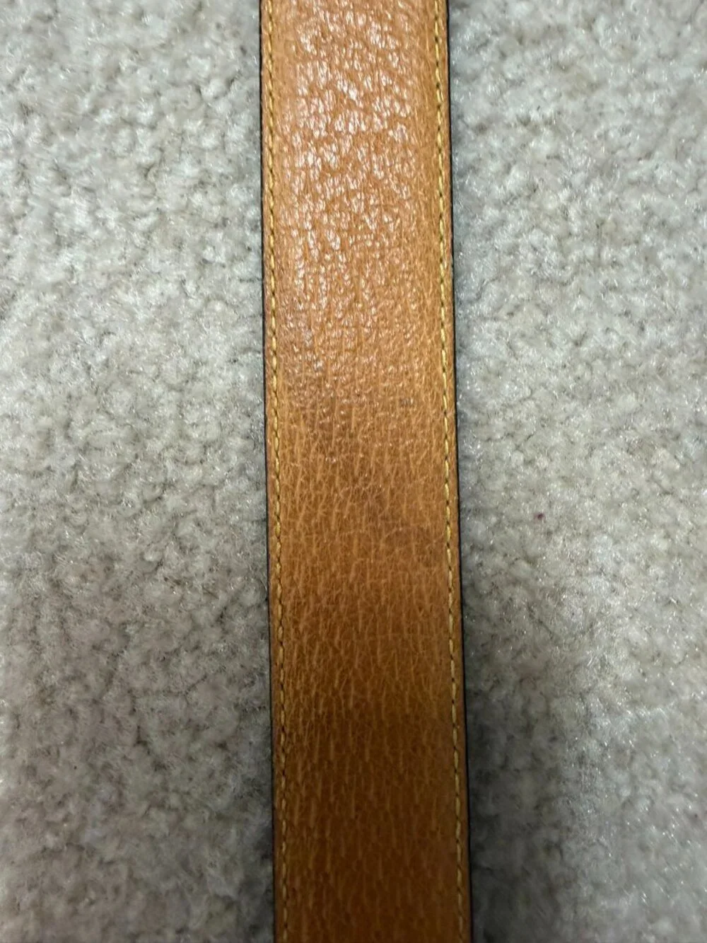 VGUC Gucci Reversible Black Brown Leather Interlocking GG Belt 80/32